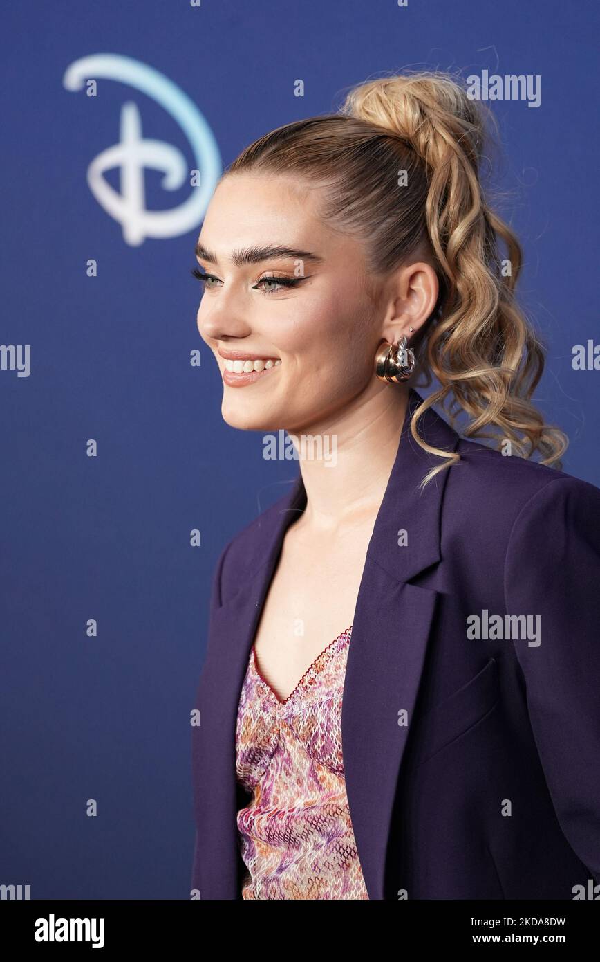 NEW YORK, NEW YORK MAY 17 Meg Donnelly attends the 2022 ABC Disney