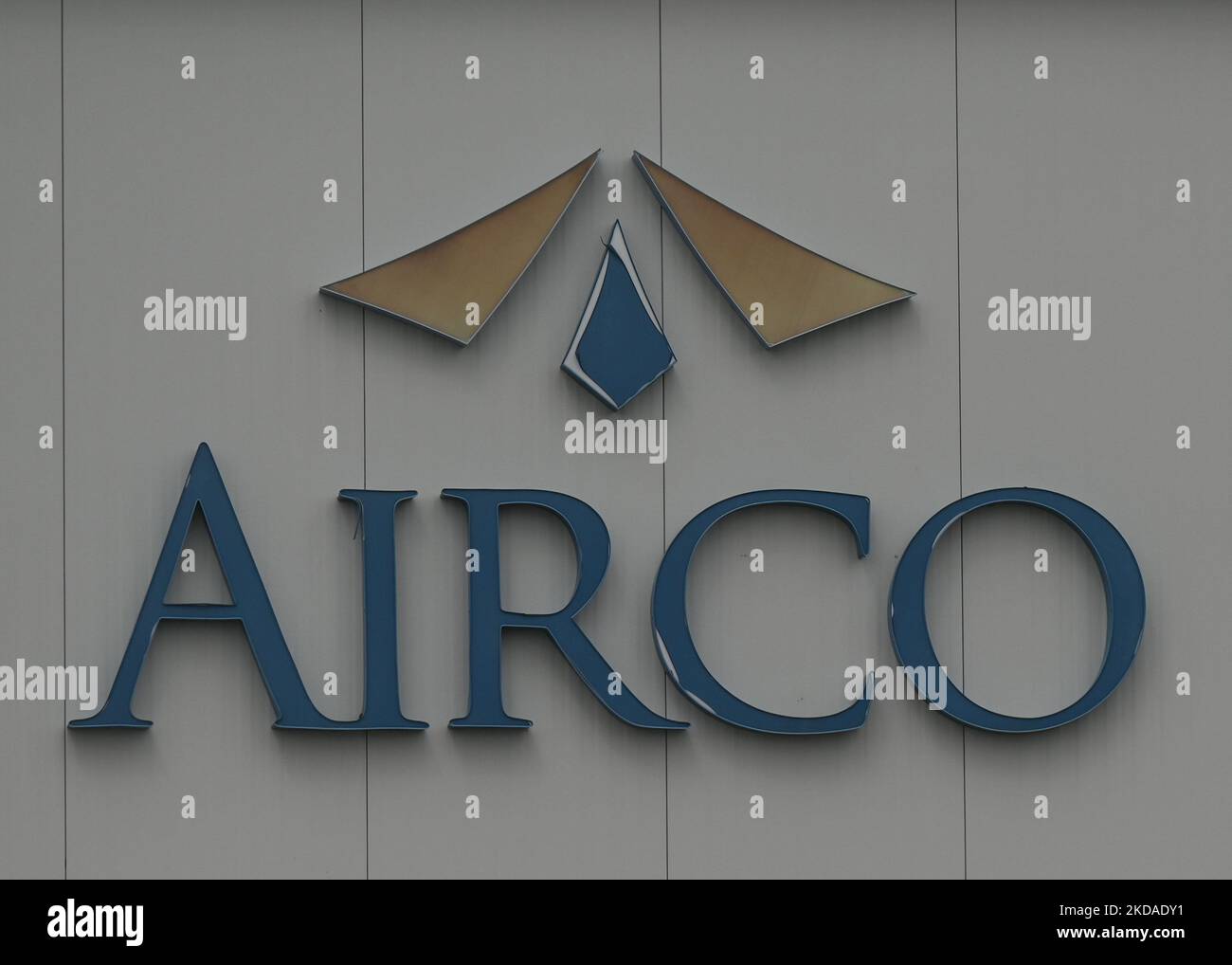 Airco Aircraft Charters logo. On Wednesday, May 18, 2022, in Edmonton, Alberta, Canada. (Photo by Artur Widak/NurPhoto) Stock Photo