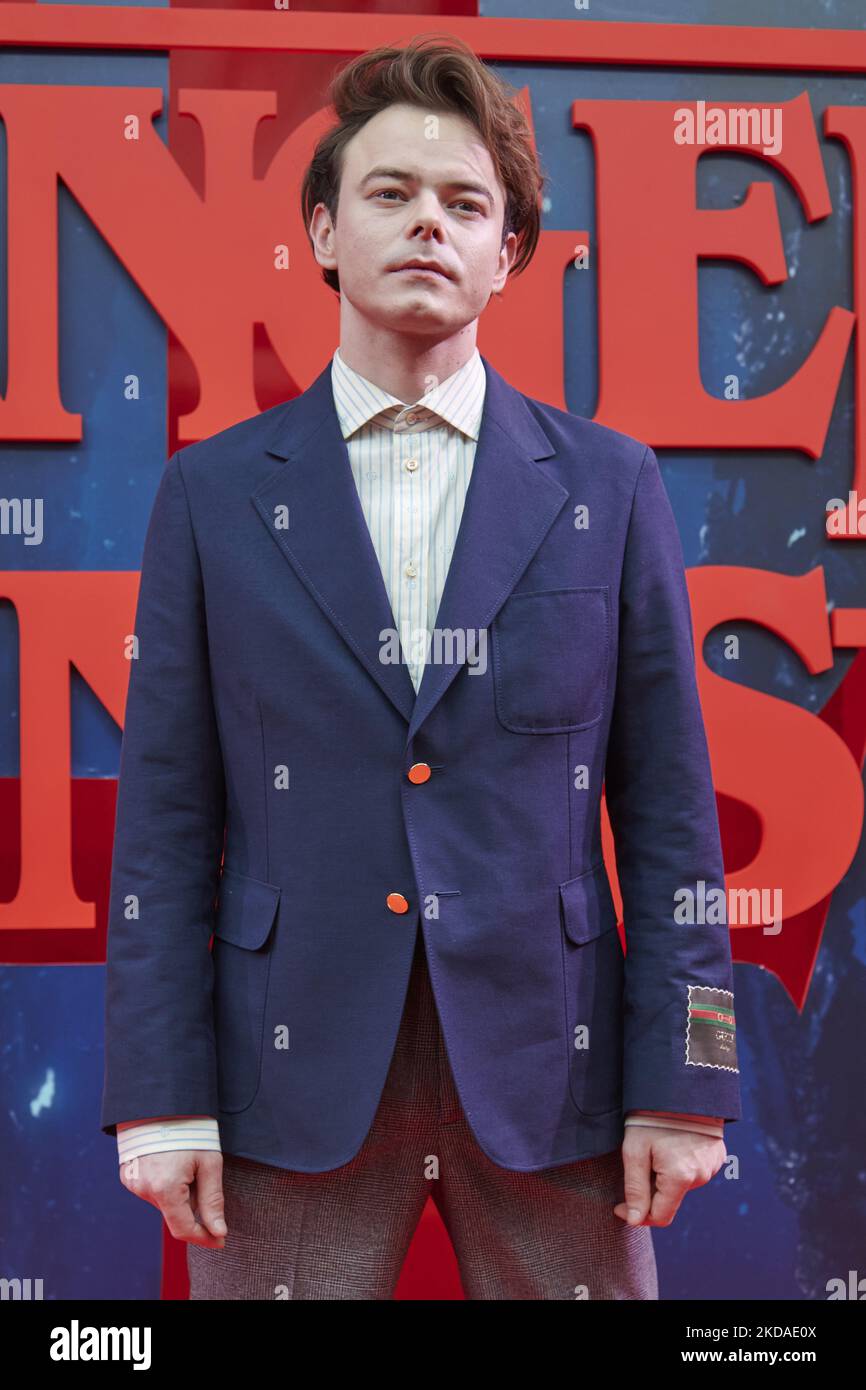 Charlie Heaton Charlie Heaton attends the Netflix Stranger Things season 4 premiere at