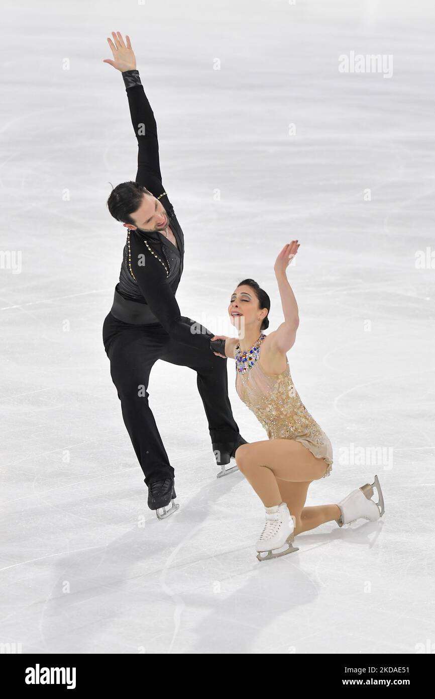 Deanna STELLATODUDEK & Maxime DESCHAMPS (CAN), during Pairs Free