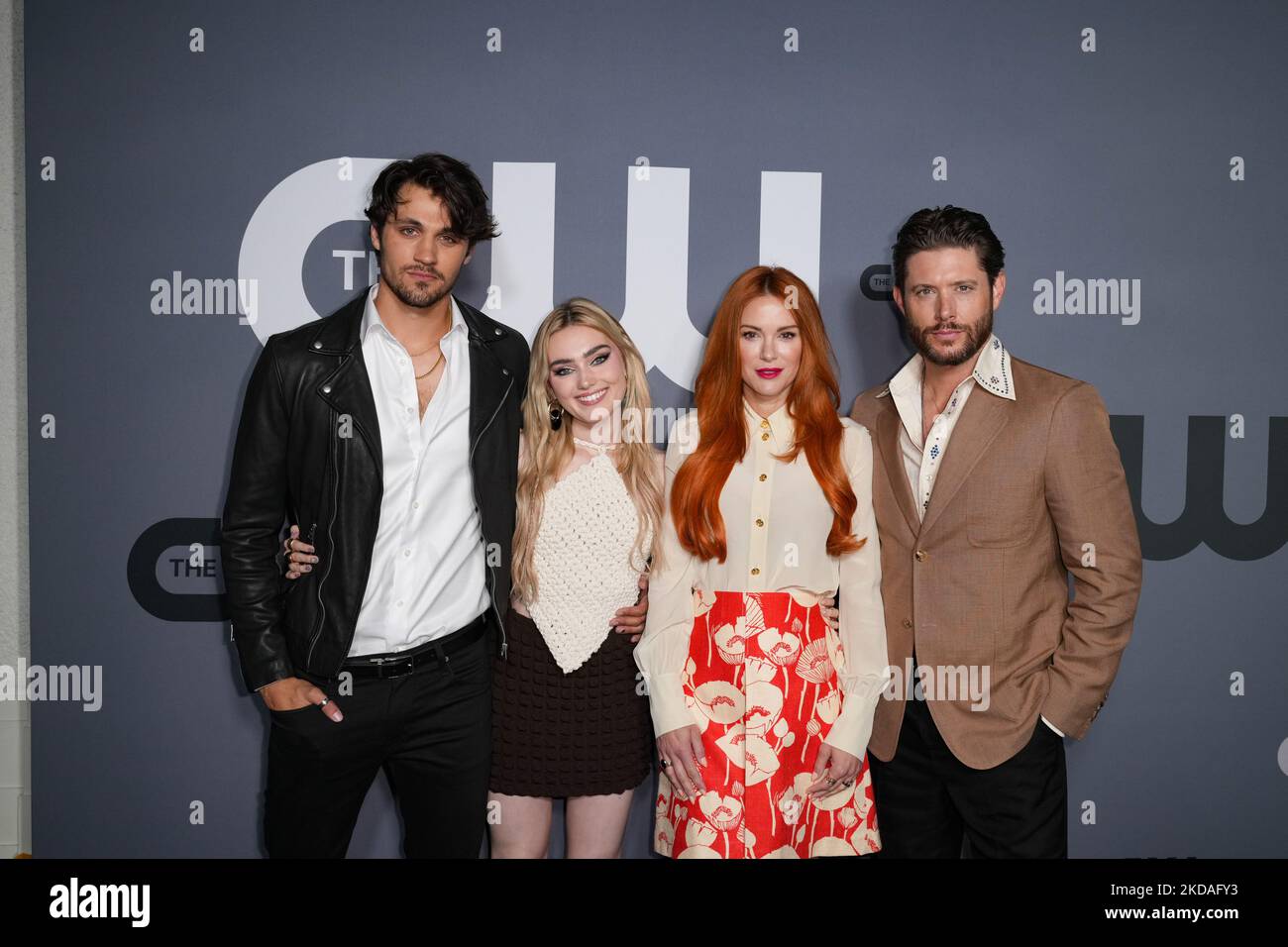 L-R) Drake Rodger, Meg Donnelly, Danneel Ackles, and Jensen Ackles