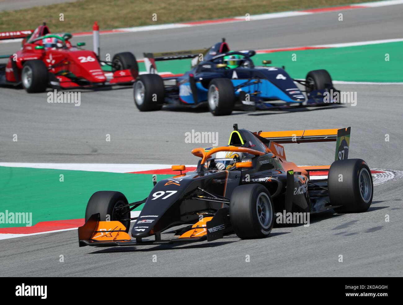 Bruna Tomaselli, from Racing X, during the W Series free practice during the Formula 1 Pirelli GP of Spain, held at the Barcelona-Catalunya Circuit, in Barcelona, on 20th May 2022. -- (Photo by Urbanandsport/NurPhoto) Stock Photo
