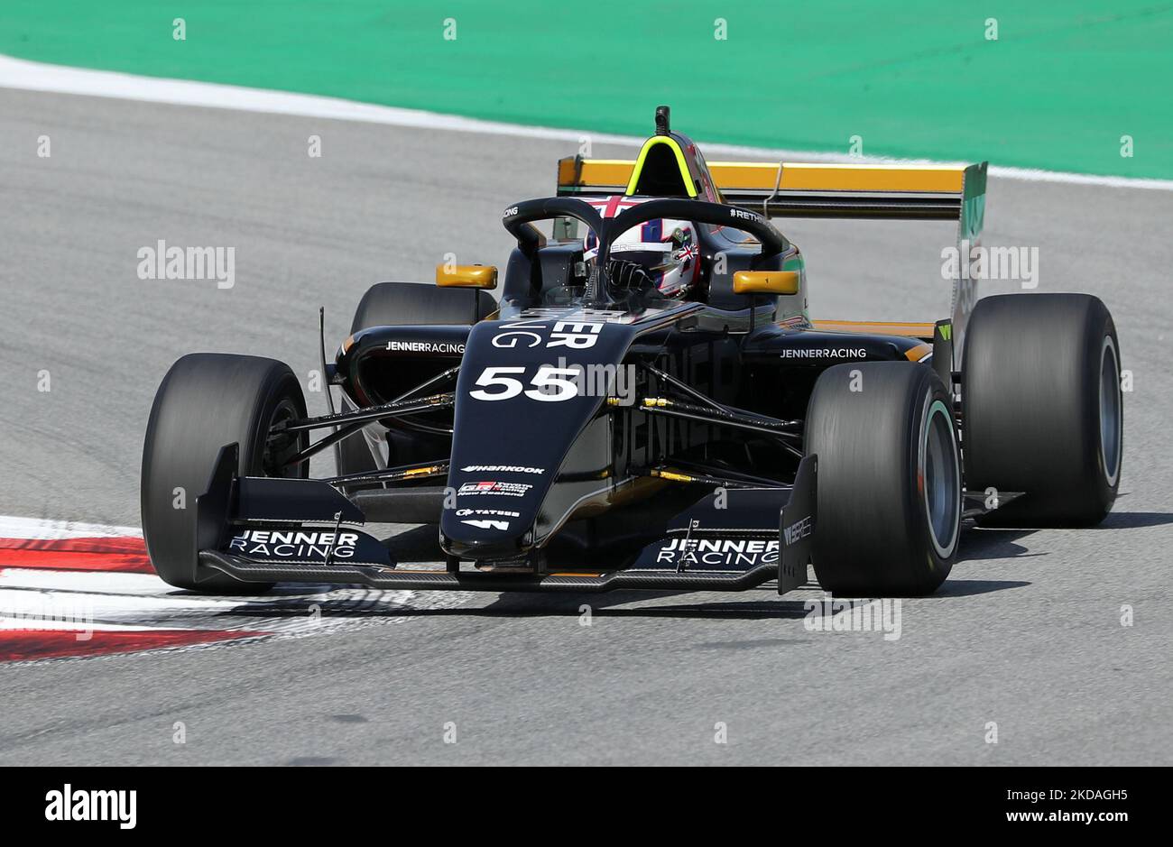 Jamie Chadwick, from Jenner Racing, during the W Series free practice during the Formula 1 Pirelli GP of Spain, held at the Barcelona-Catalunya Circuit, in Barcelona, on 20th May 2022. -- (Photo by Urbanandsport/NurPhoto) Stock Photo