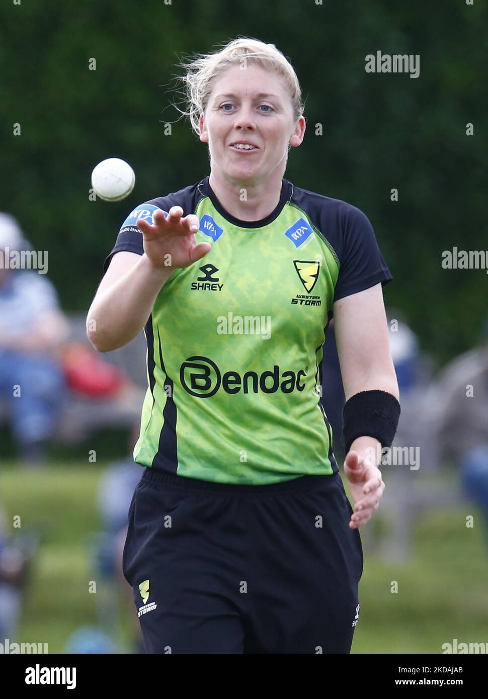 BECKENHAM ENGLAND - MAY 21 :Western Storm's Heather Knight during Charlotte Edwards Cup between South East Stars against Western Storm at County Cricket Ground, Beckenham on 21st May , 2022 (Photo by Action Foto Sport/NurPhoto) Stock Photo