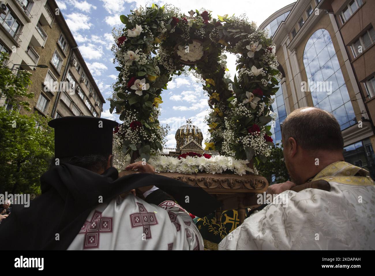 Procession with Relics of Saints Cyril and Methodius in Sofia, Bulgaria