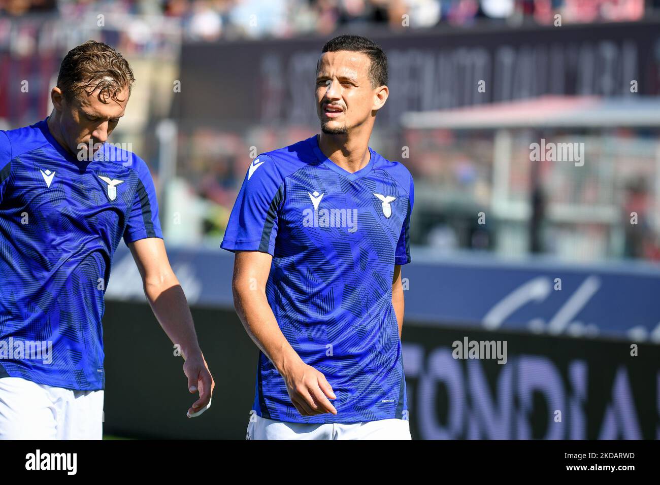 Lazio's Luiz Felipe portrait during the italian soccer Serie A match Bologna FC vs SS Lazio on October 03, 2021 at the Renato Dall'Ara stadium in Bologna, Italy (Photo by Ettore Griffoni/LiveMedia/NurPhoto) Stock Photo