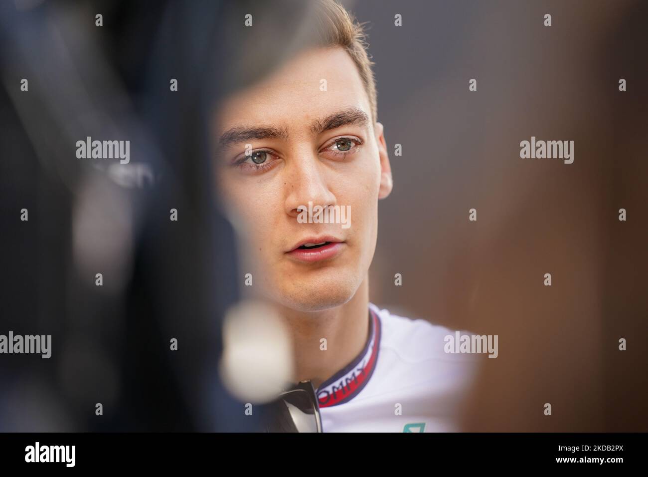 George Russell of uk driving the (63) Mercedes-AMG Petronas F1 Team F1 ...