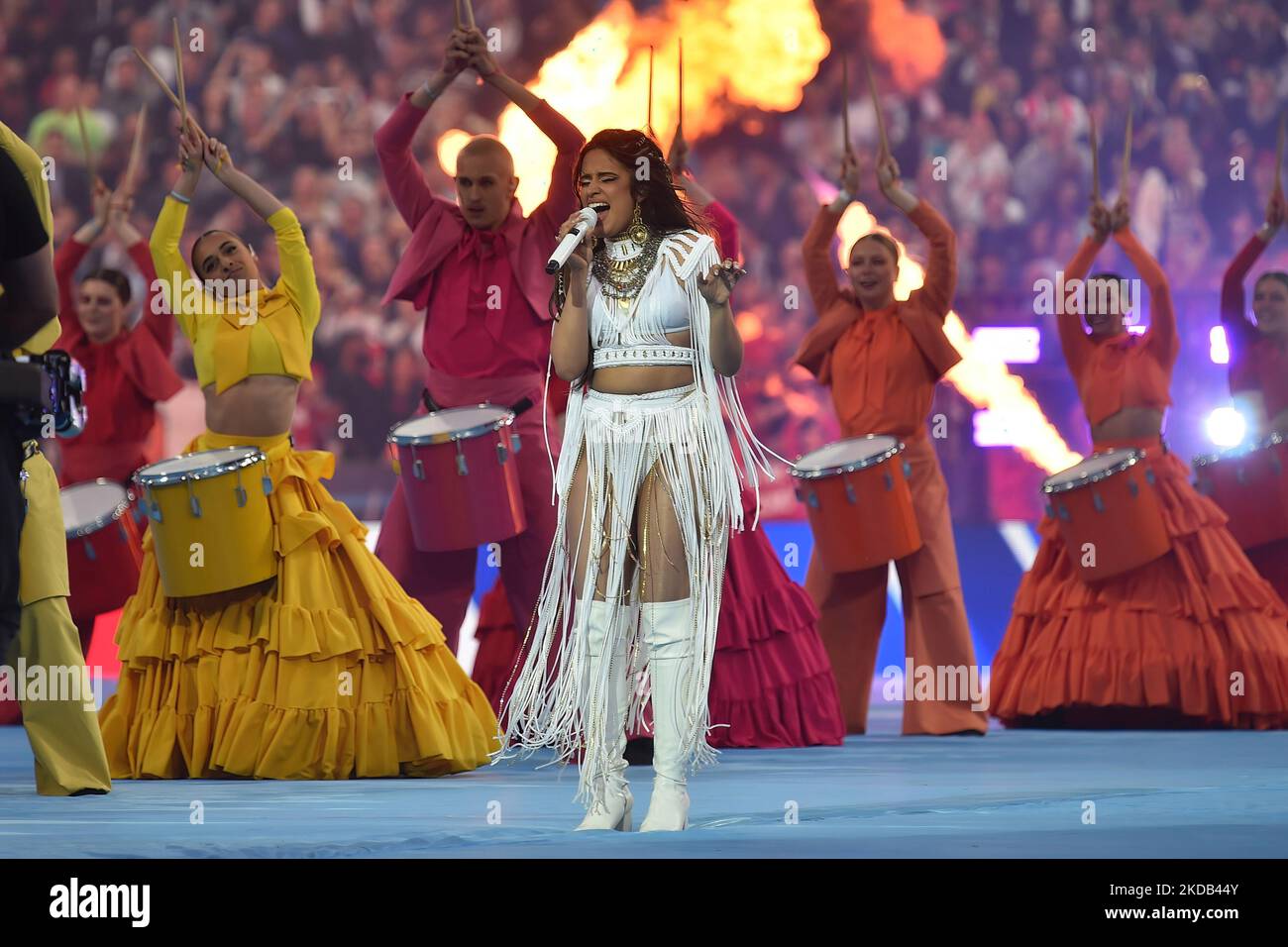 The prematch entertainment before the UEFA Champions League Final