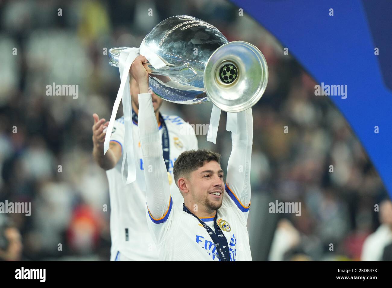 Federico Valverde Of Real Madrid CF Celebrates After Winning The UEFA ...