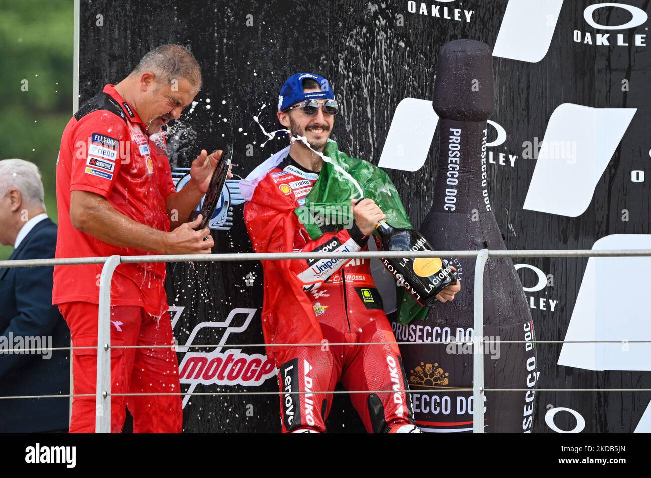 May 29, 2022, Scarperia (FI, Italy: Scarperia (FI), Italy, Mugello  International Circuit, May 29, 2022, MotoGP trophies during Gran Premio  dÃ¢â‚¬â„¢Italia Oakley Race - MotoGP World Championship. (Credit Image: ©  Alessio Marini/LPS