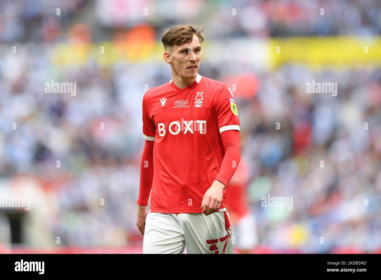 James Garner of Nottingham Forest during the Sky Bet Championship Play