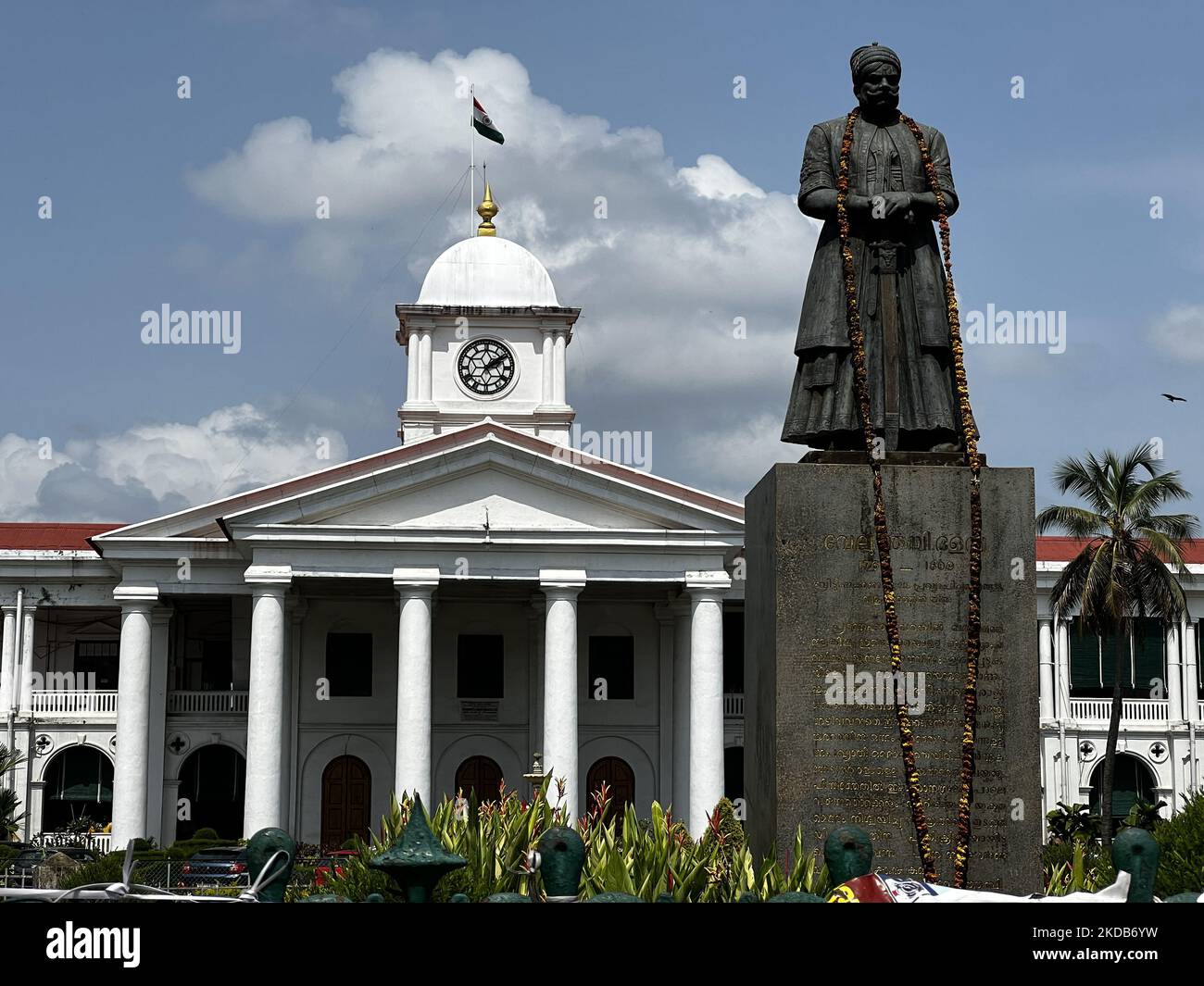 Statue of Veluthampi Dalawa (Velu Thampi Dalawa), who is best known for