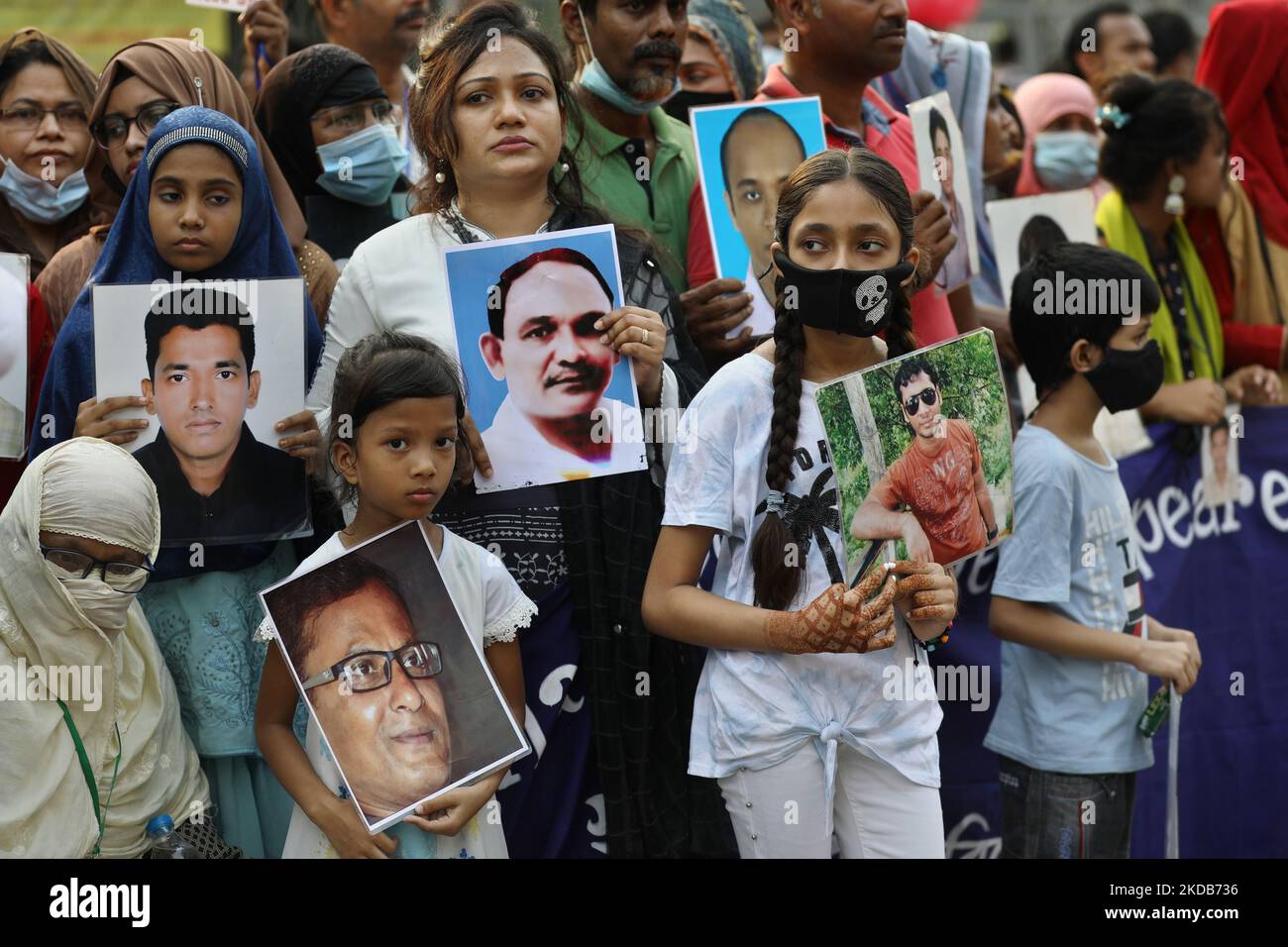 Missing Humans Family members of disappeared people across the country formed a human ...