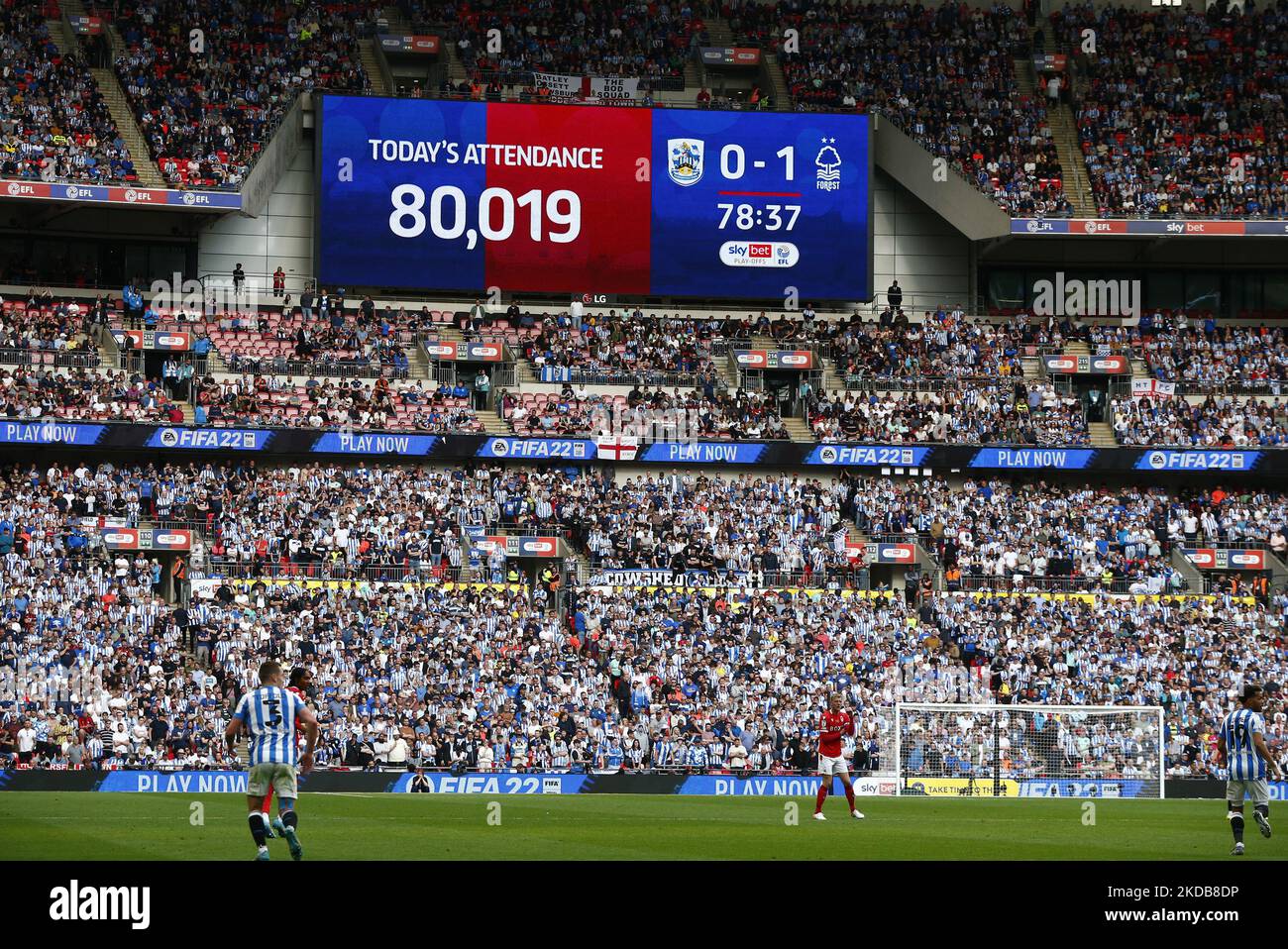LONDON, UK. MAY 29TH Attendance at Wembley, 80,019 during