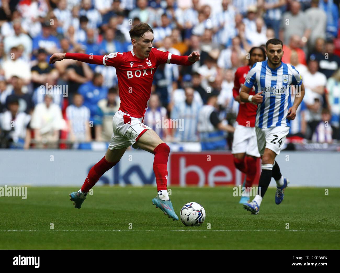 James Garner (on loan from Manchester United) of Nottingham Forest
