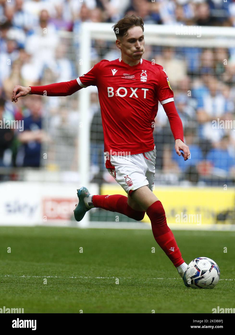 James Garner (on loan from Manchester United) of Nottingham Forest