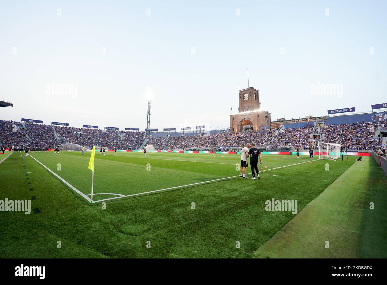 General view of Dall’Ara stadium during the UEFA Nations League match between Italy and Germany at Stadio Renato Dall'Ara, Bologna, Italy on 4 June 2022. (Photo by Giuseppe Maffia/NurPhoto) Stock Photo