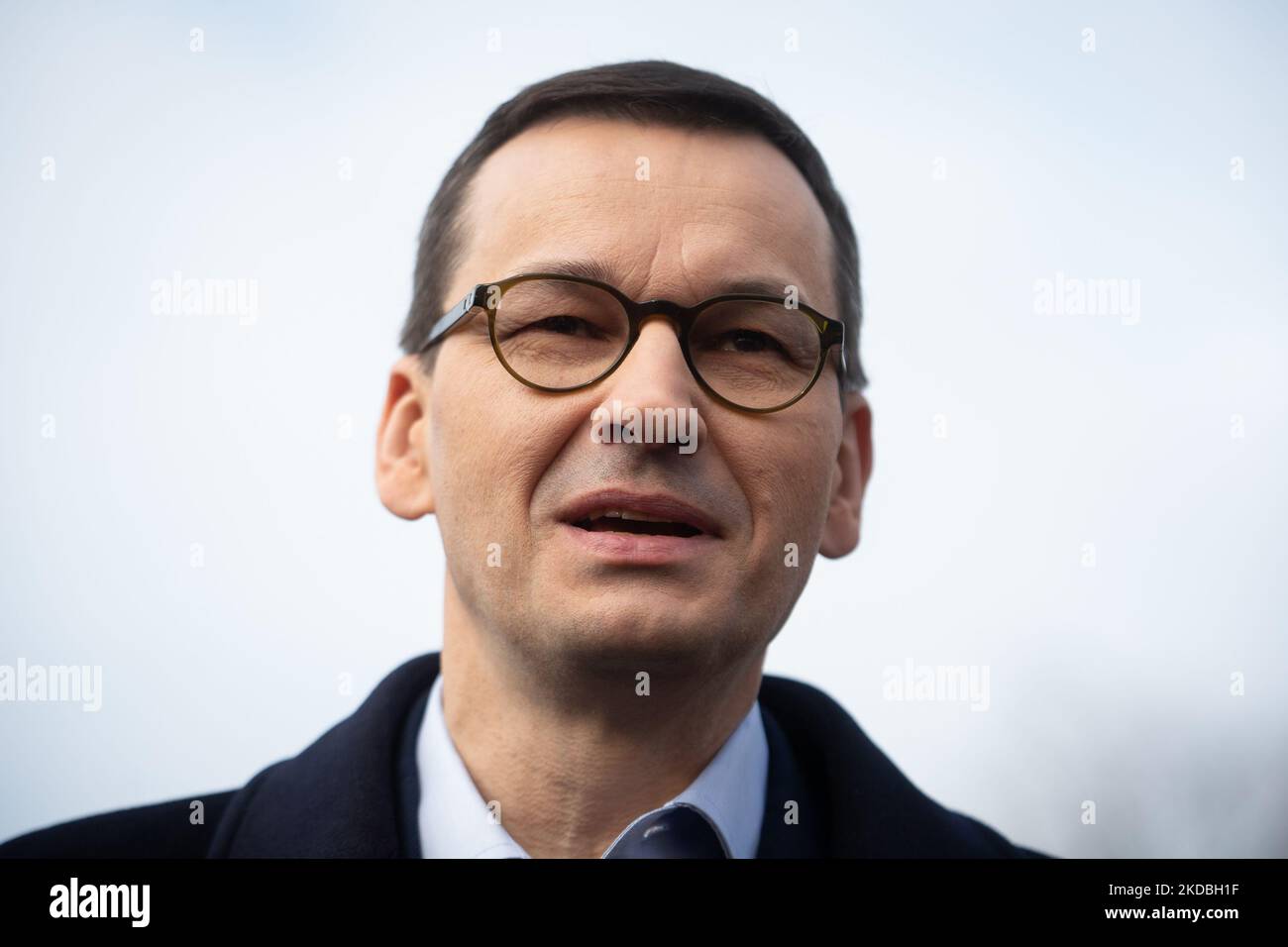 Mateusz Morawiecki in Warsaw, Poland on February 18, 2019 (Photo by Mateusz Wlodarczyk/NurPhoto) Stock Photo