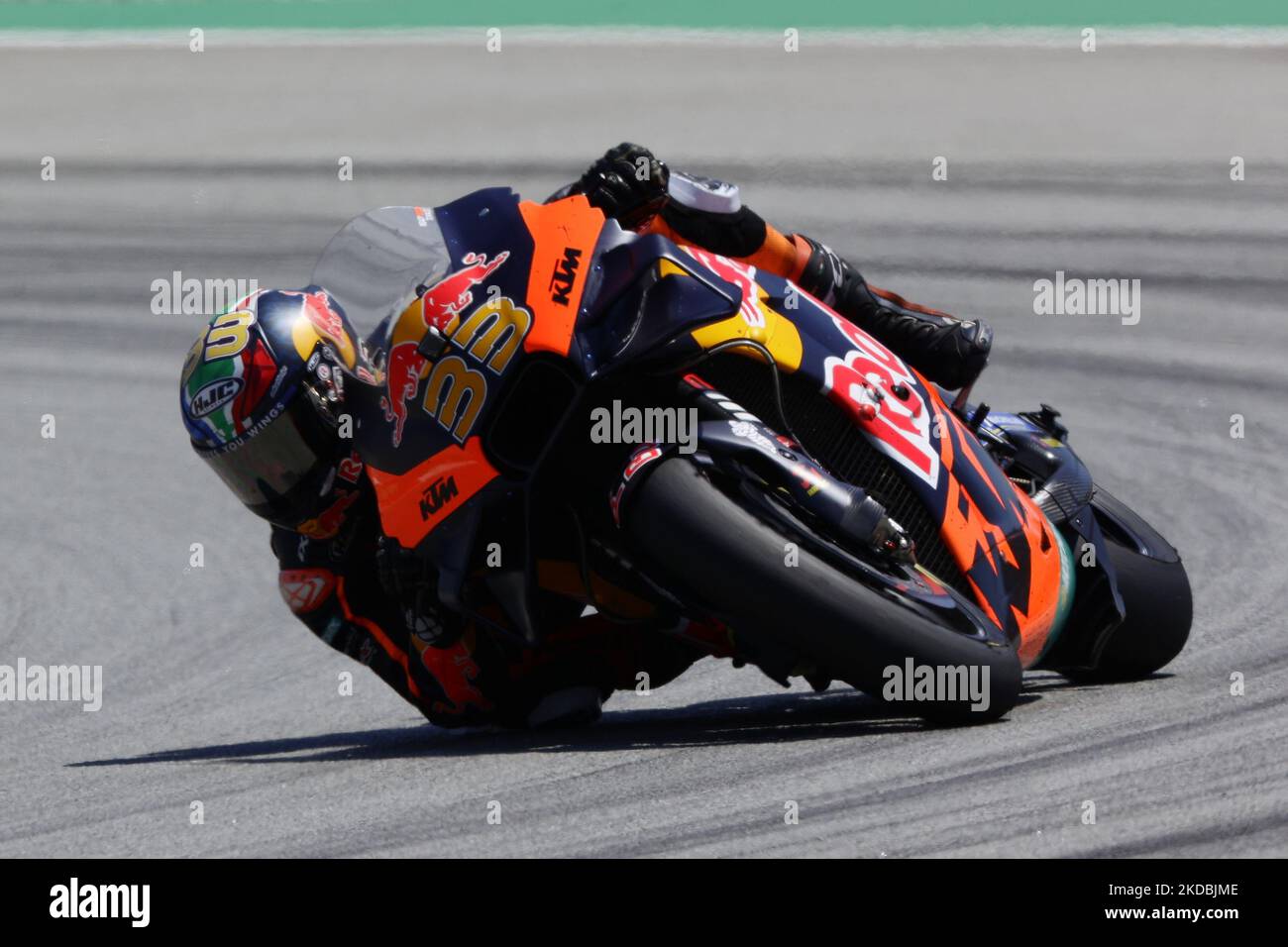 Brad Binder, from South Africa, riding his Red Bull KTM Factory Racing