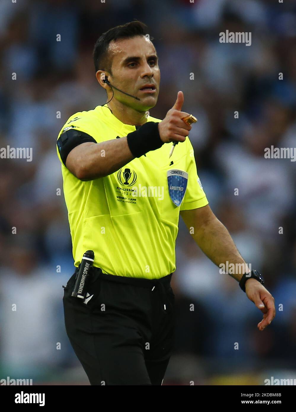 Referee Piero Daniel Maza Gomez during Finalissima Conmebol UEFA Cup