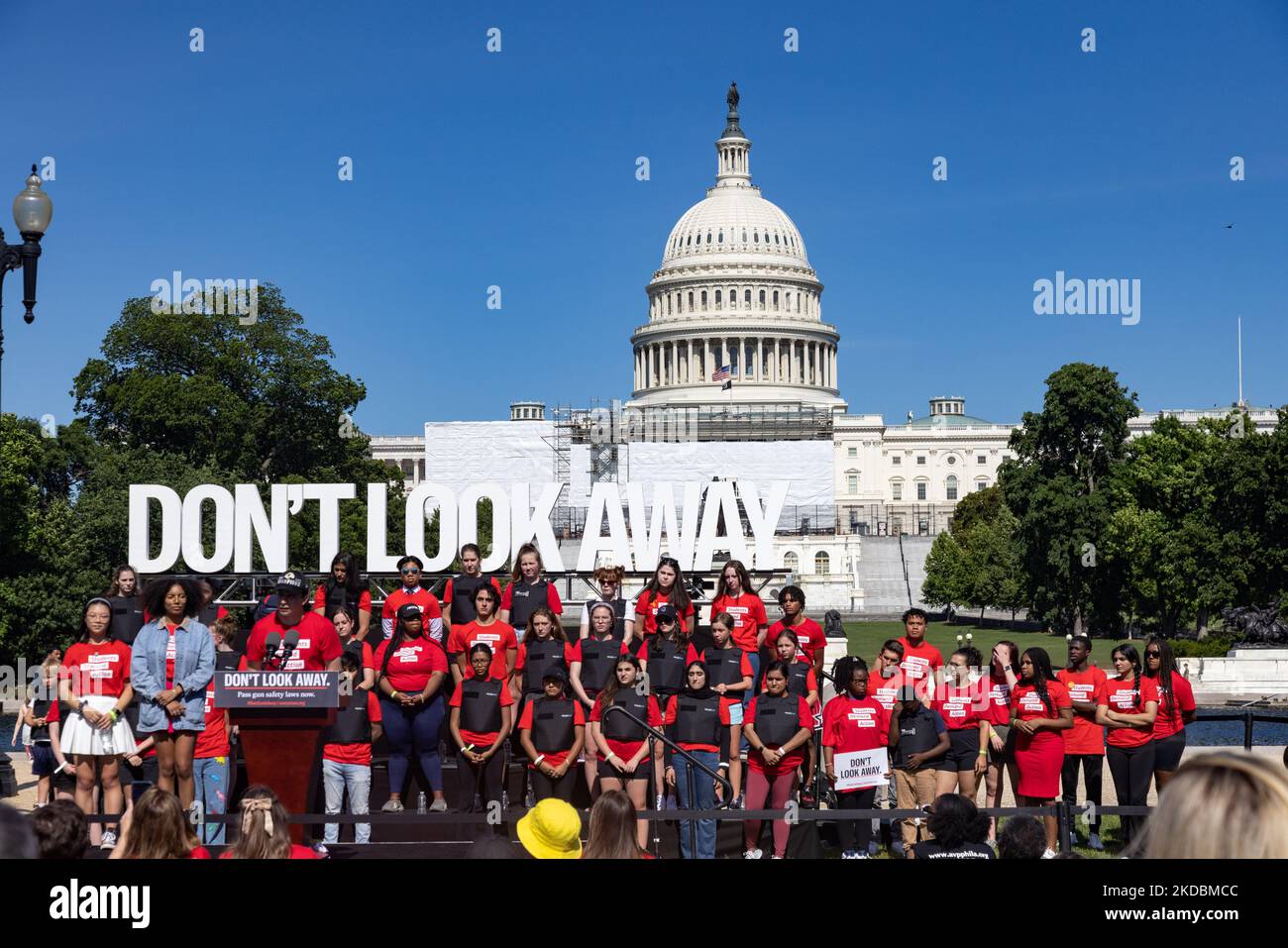 High school youth and others attend a Students Demand Action rally near ...