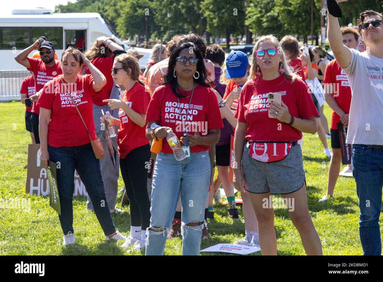 High school youth and others attend a Students Demand Action rally near ...