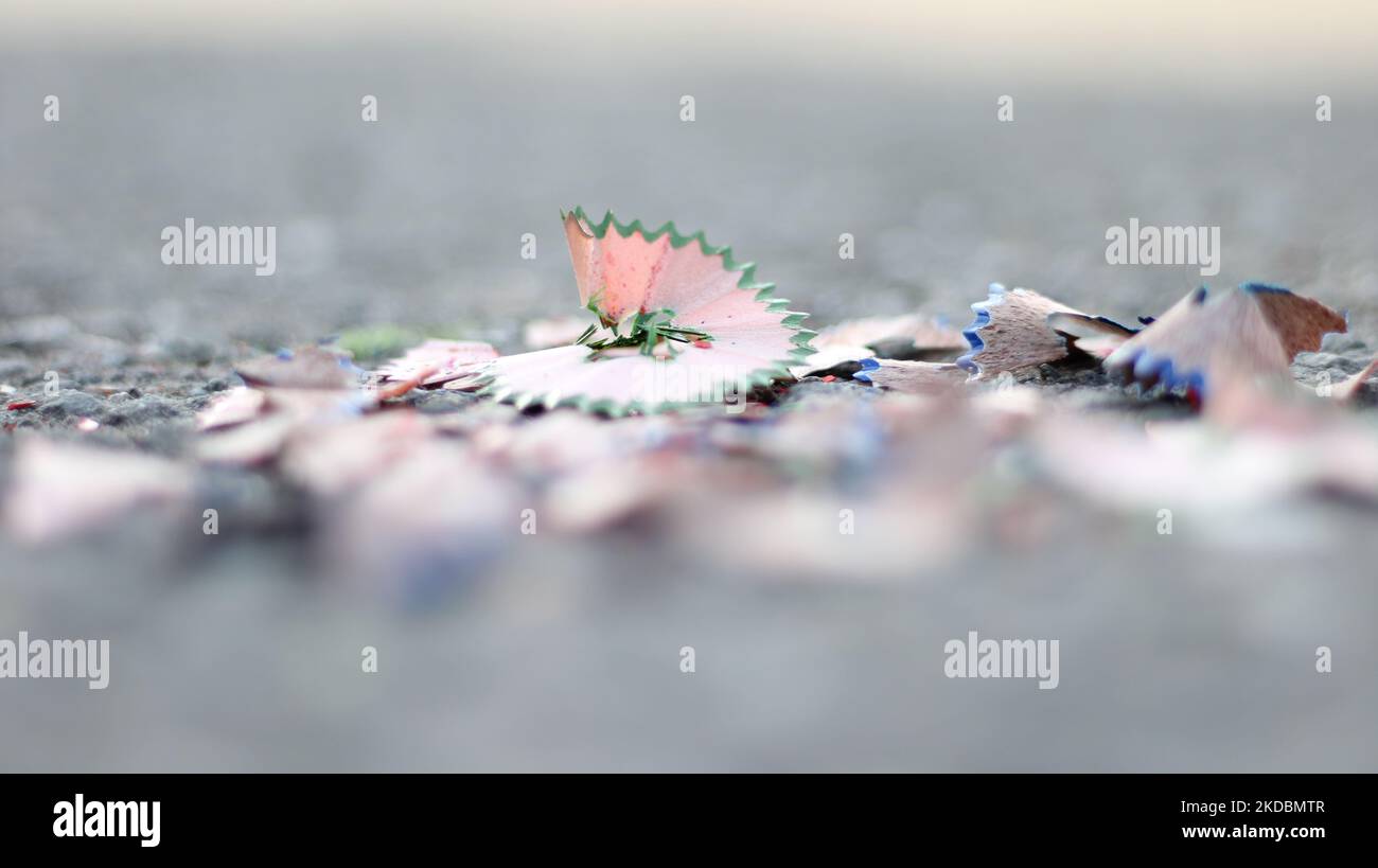 Colored wood chips Stock Photo Alamy
