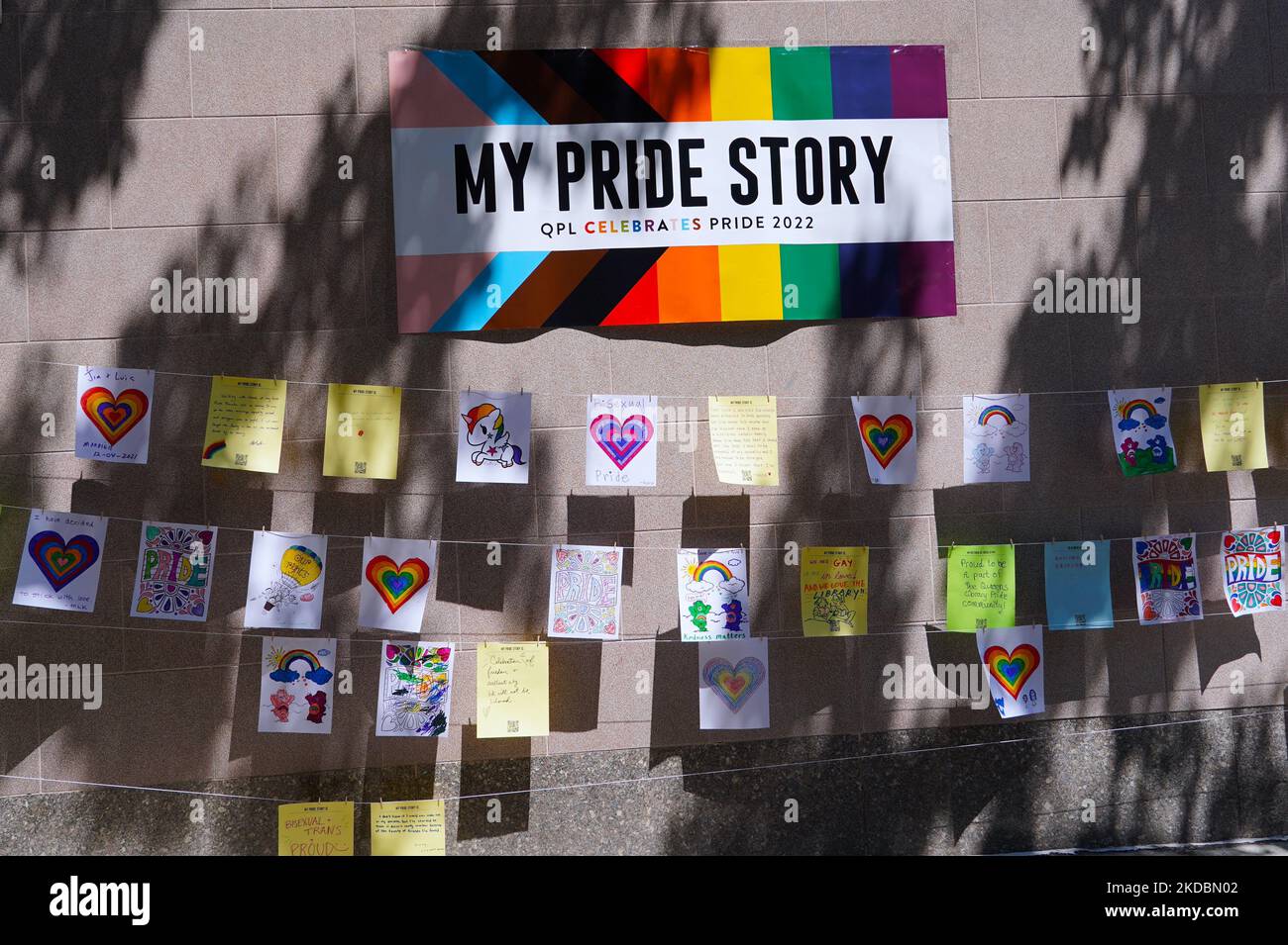 After a two-year absence due to the pandemic, the Queens Pride Parade turned to Jackson Heights, in Queens on Sunday June 5, 2022 and thousdans of a joyful crowd and elected officials attended 30th anniversary of the parade. (Photo by Selcuk Acar/NurPhoto) Stock Photo