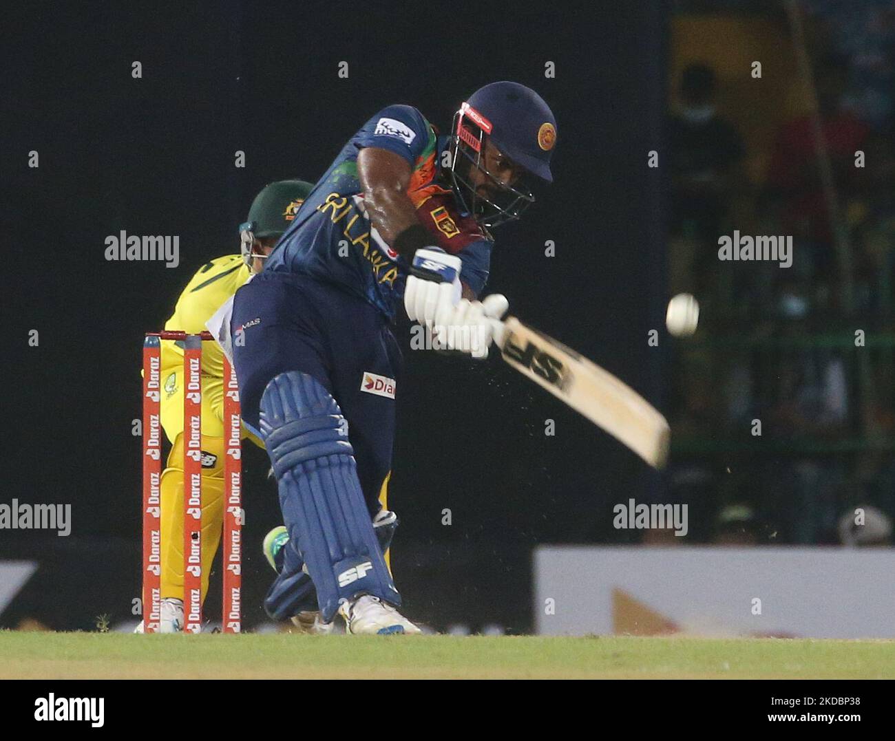 Sri lankan batsman charith asalanka hires stock photography and images
