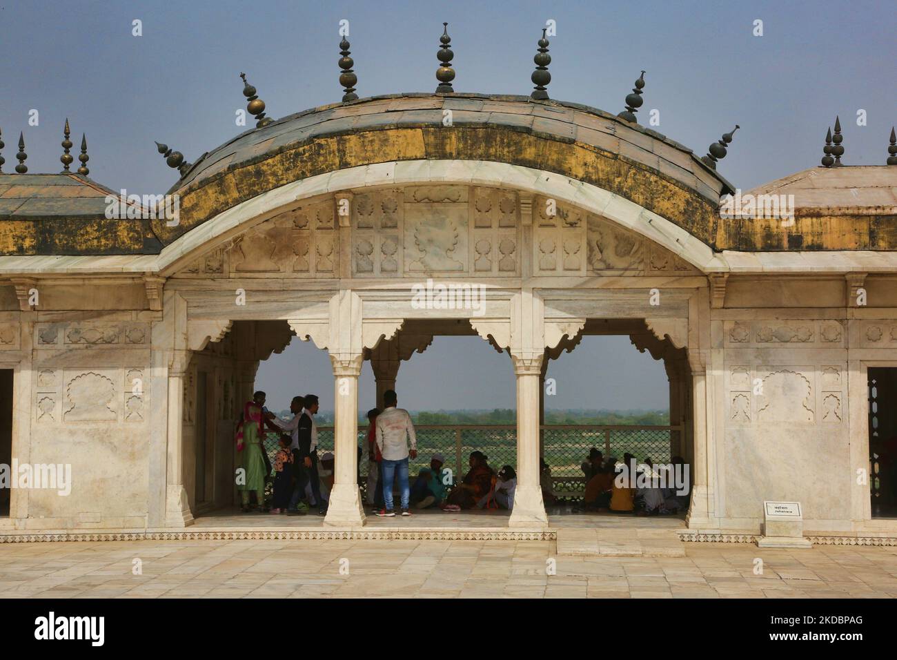 Khas Mahal at the Agra Fort in Agra, Uttar Pradesh, India, on May 04, 2022. Agra Fort was built during 1565-1573 for Mughal Emperor Akbar. (Photo by Creative Touch Imaging Ltd./NurPhoto) Stock Photo