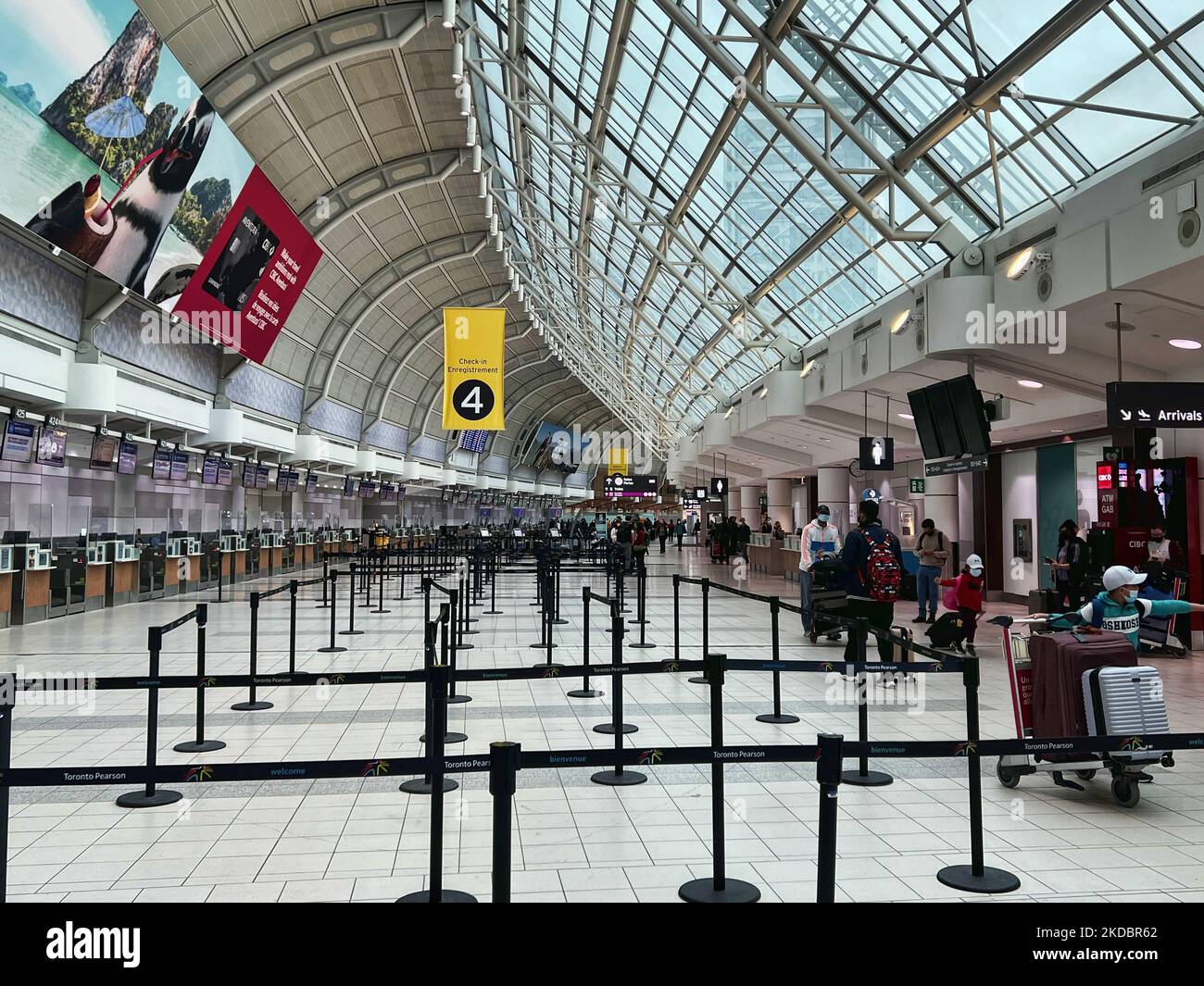 Toronto Pearson International Airport in Mississauga, Ontario, Canada