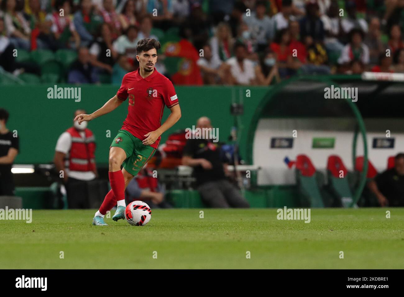 Vieirinha of Portugal during the UEFA Nations League, league A group 2 match between Portugal and Czech Republic at the Jose Alvalade stadium in Lisbon, Portugal, on June 9, 2022. (Photo by Pedro FiÃºza/NurPhoto) Stock Photo