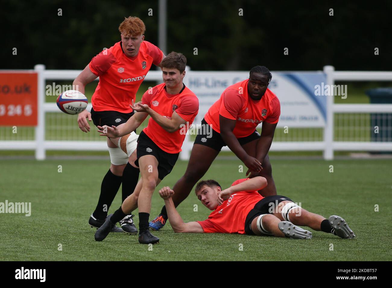 England’s Matty Jones during the England Rugby Under 20s training session at Billingham Rugby