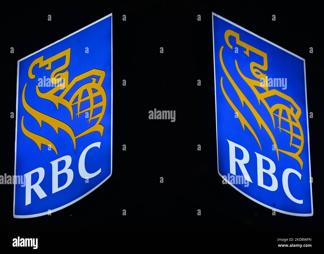 RBC Royal Bank logo in South Edmonton. Thursday, May 19, 2022, in