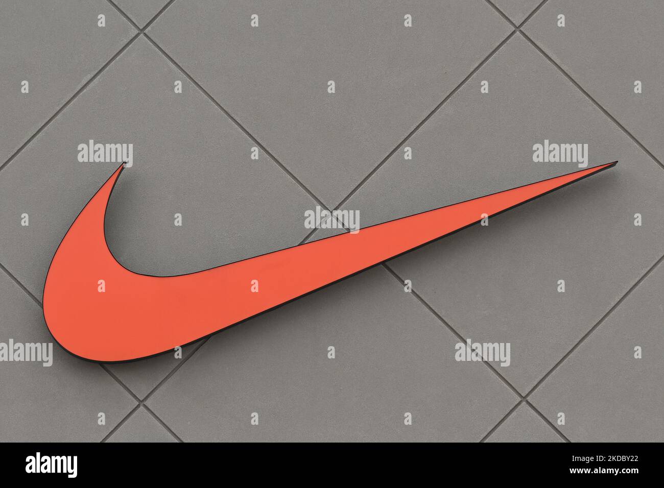 Nike label logo hi-res stock photography and images - Alamy