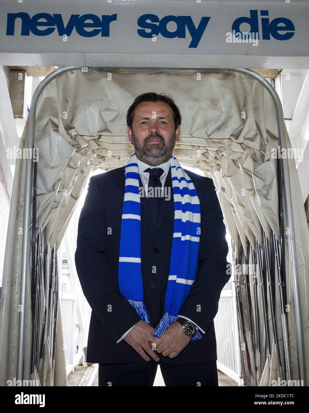 Paul Hartley is unveiled as the new manager of Hartlepool United at