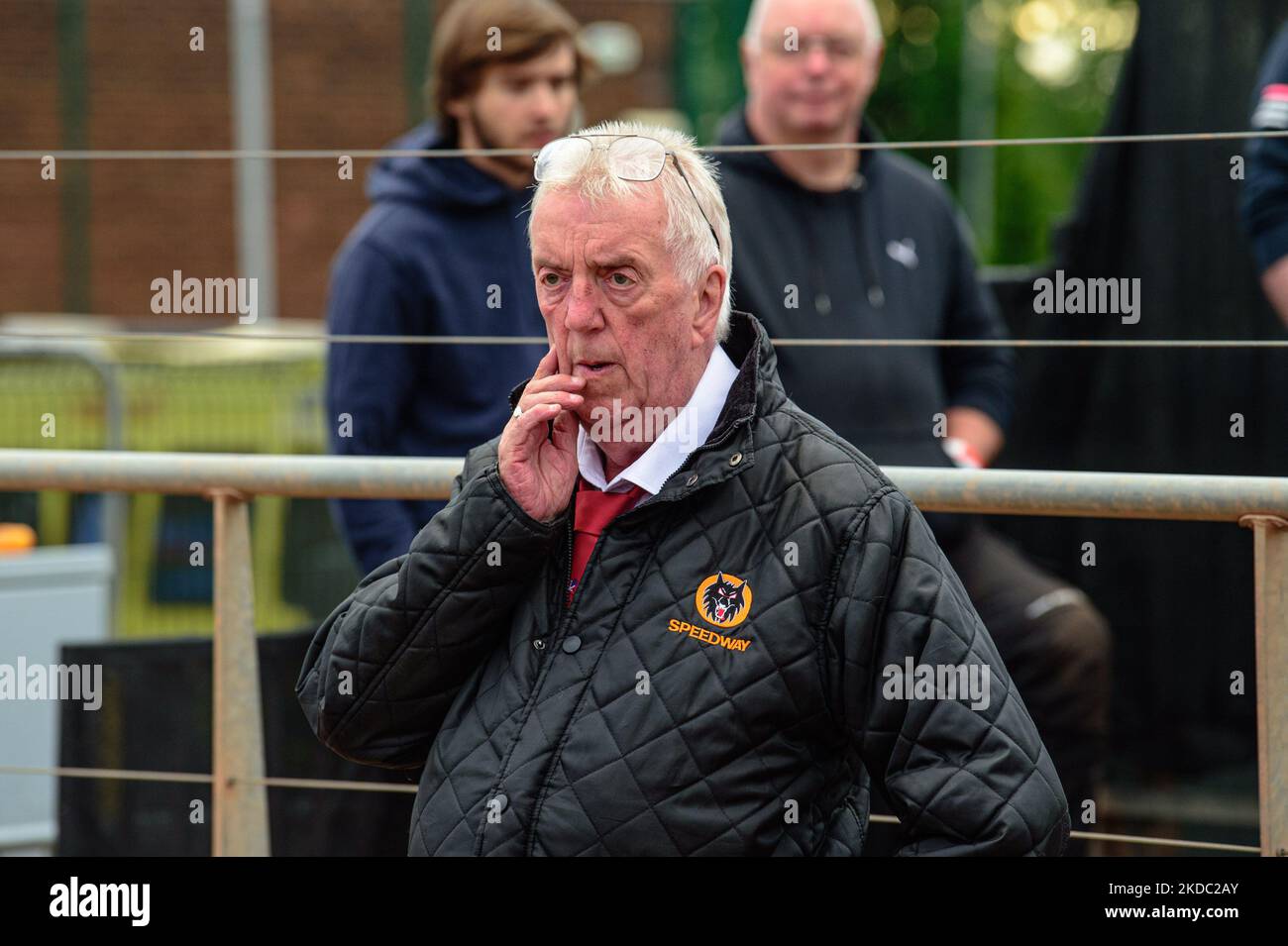 Wolverhampton Parrys International Wolves team manager Peter Adams during the SGB Premiership match between Belle Vue Aces and Wolverhampton Wolves at the National Speedway Stadium, Manchester on Monday 13th June 2022. (Photo by Ian Charles/MI News/NurPhoto) Stock Photo