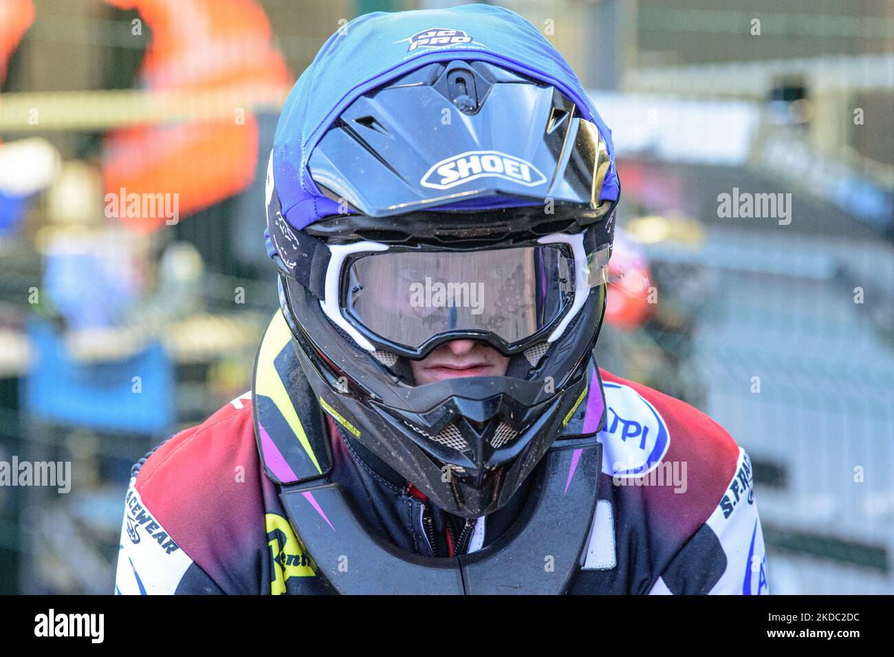 Tom Brennan during the SGB Premiership match between Belle Vue Aces and Wolverhampton Wolves at the National Speedway Stadium, Manchester on Monday 13th June 2022. (Photo by Ian Charles/MI News/NurPhoto) Stock Photo