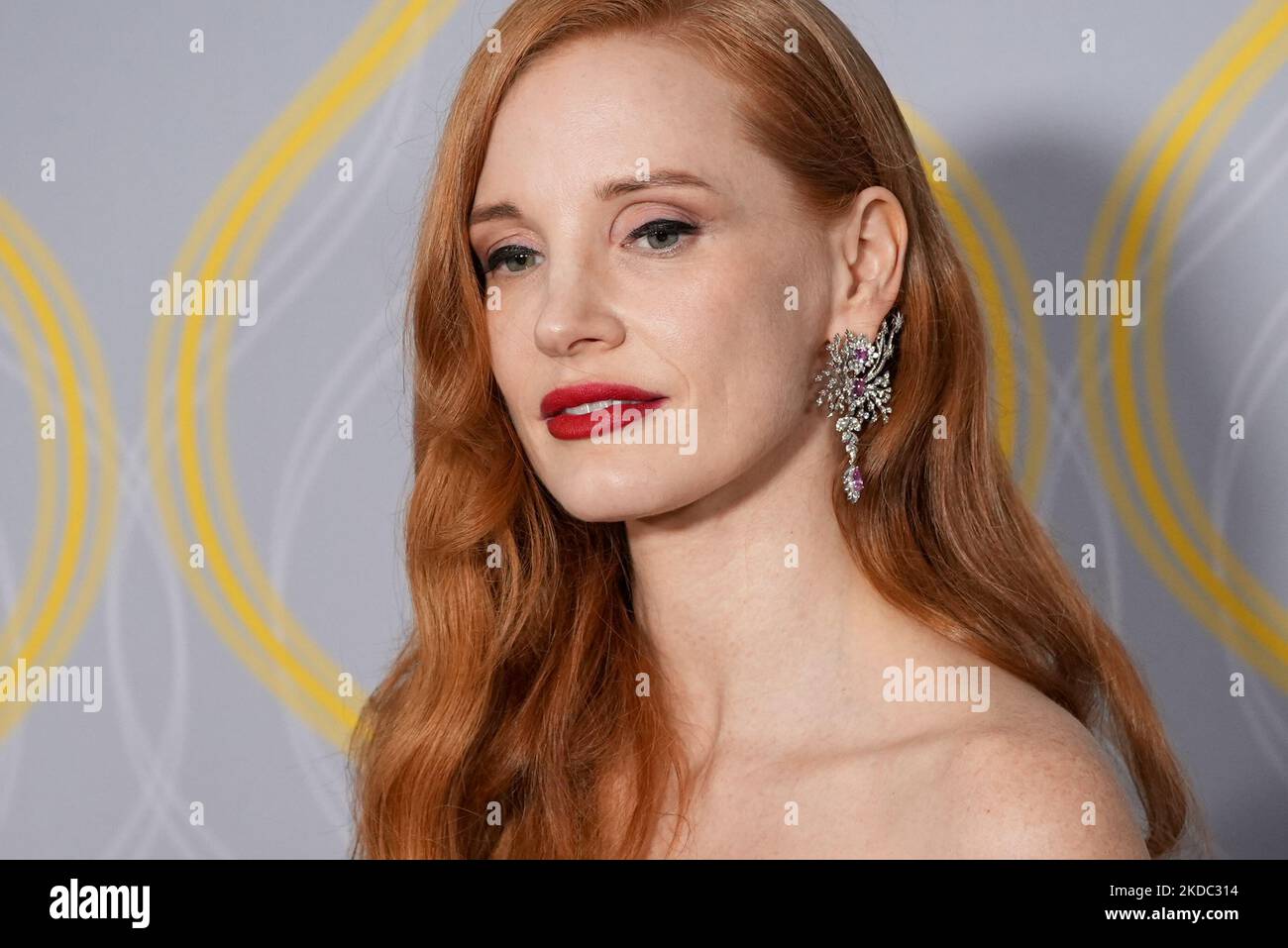 Jessica Chastain Attends The 75th Annual Tony Awards At 3 West Club On