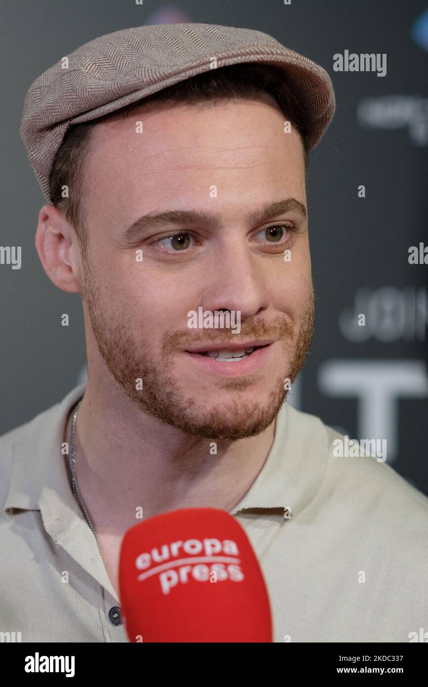 Turkish actor Kerem Bursin attends the photocall of the presentation of