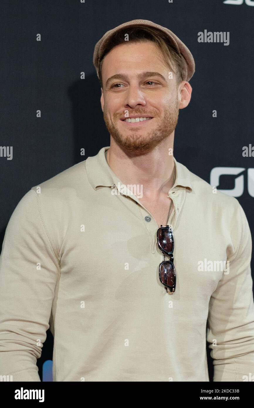 Turkish actor Kerem Bursin attends the photocall of the presentation of NFT  in Madrid. June 14, 2022 Spain (Photo by Oscar Gonzalez/NurPhoto Stock  Photo - Alamy