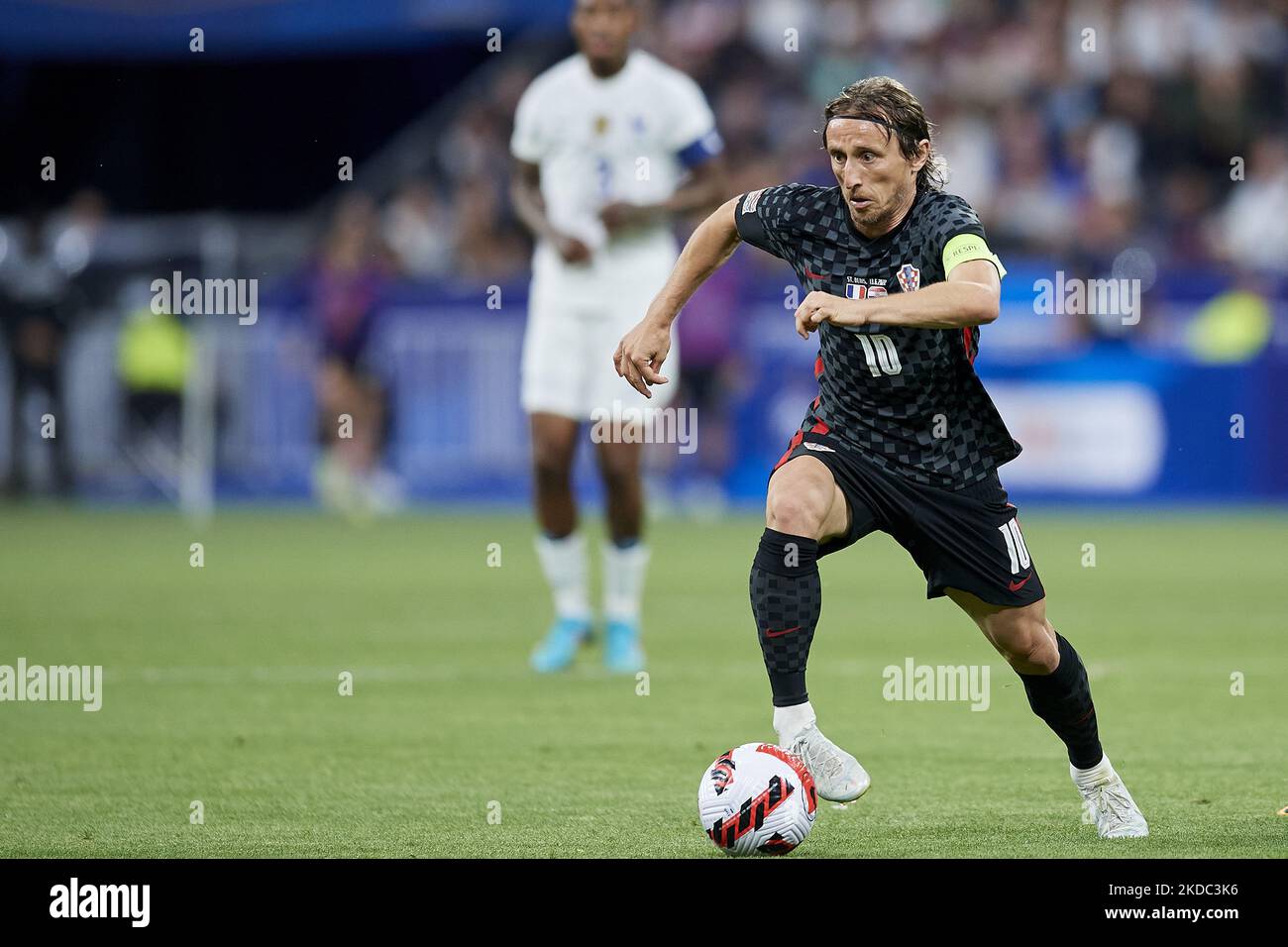 Luka Modric (Real Madrid) of Croatia in action during the UEFA Nations ...