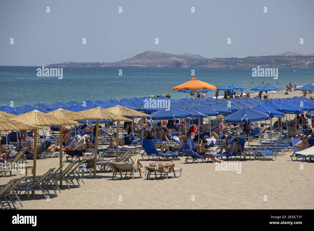 Beautiful greek woman in bikini hi-res stock photography and images - Alamy