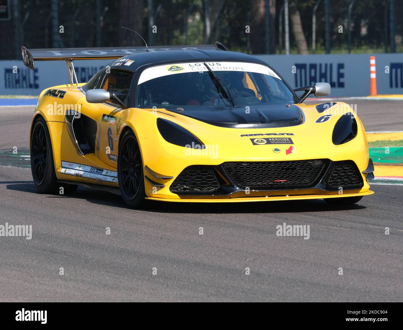 Alexandre Valensi & Eric Libor-France-Exige Cup-Exige V6 Cup R-Asphalte during qualifying Lotus Cup Europe 2022, in Imola (Bo), Italy on June 18, 2021. (Photo by Loris Roselli/NurPhoto) Stock Photo