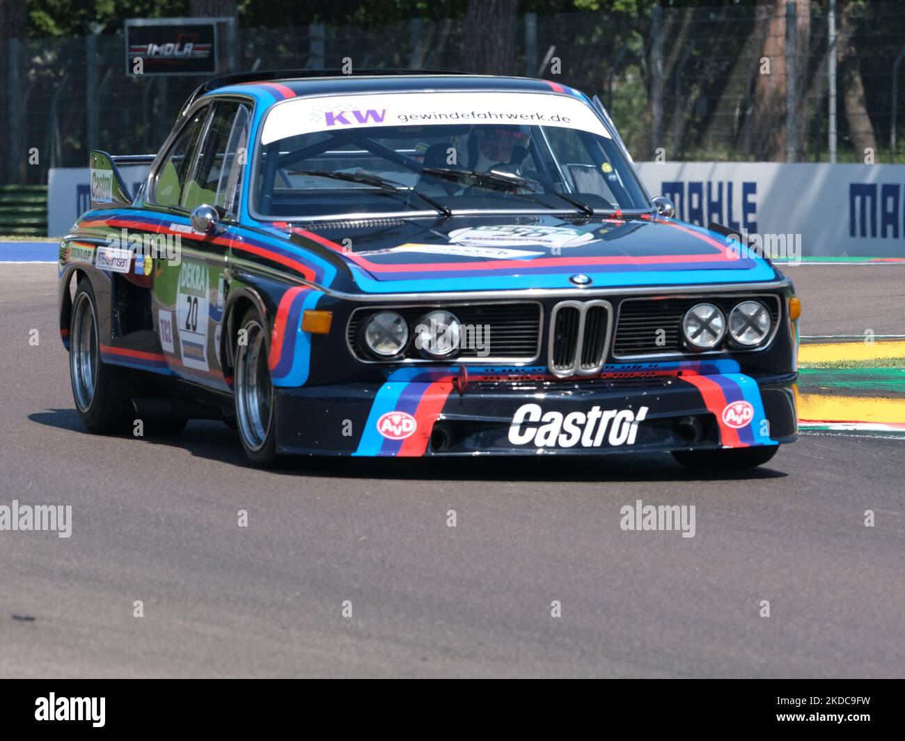 Van Hooydonk Adrian-GER-BMW 3.0 CSL during qualifying Race 1 DTM Classic DRM Cup 2022, in Imola (Bo), Italy on June 18, 2021. (Photo by Loris Roselli/NurPhoto) Stock Photo