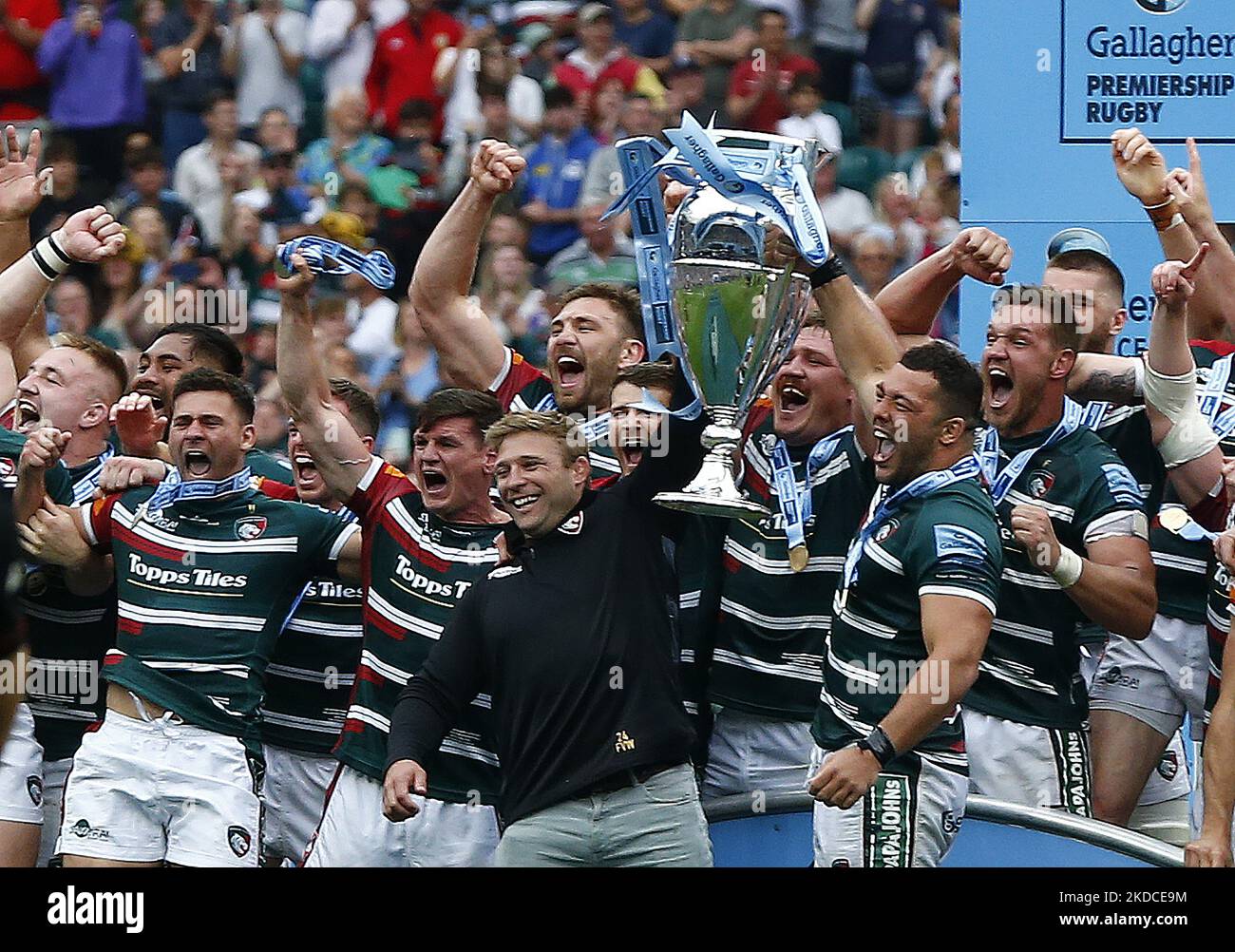 Leicester Tigers' Baby Rhino Ellis Genge has a Challenge Cup Final