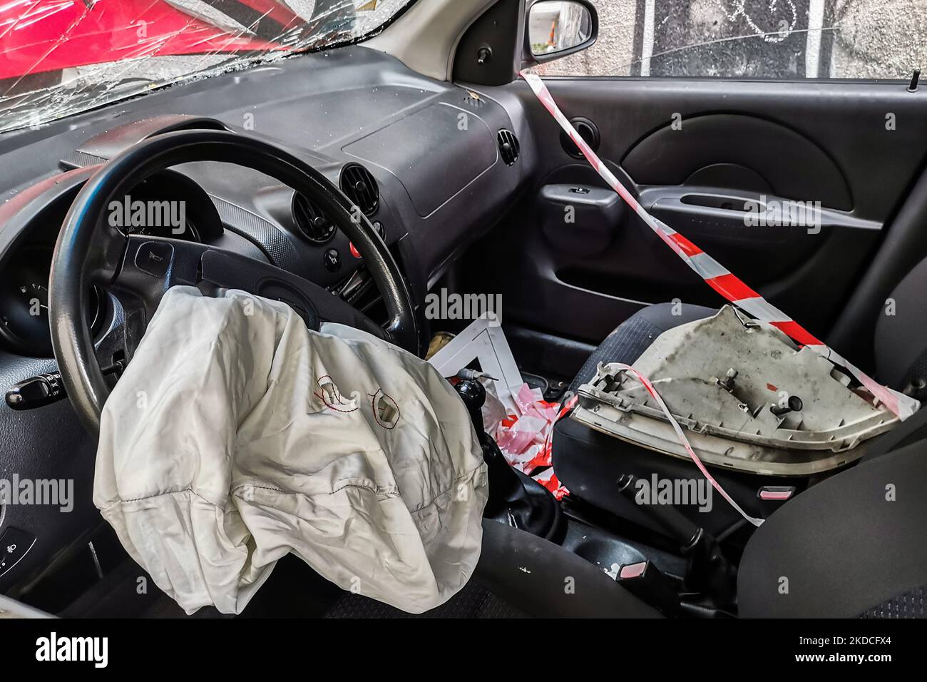 Airbag Deployed Car Totaled