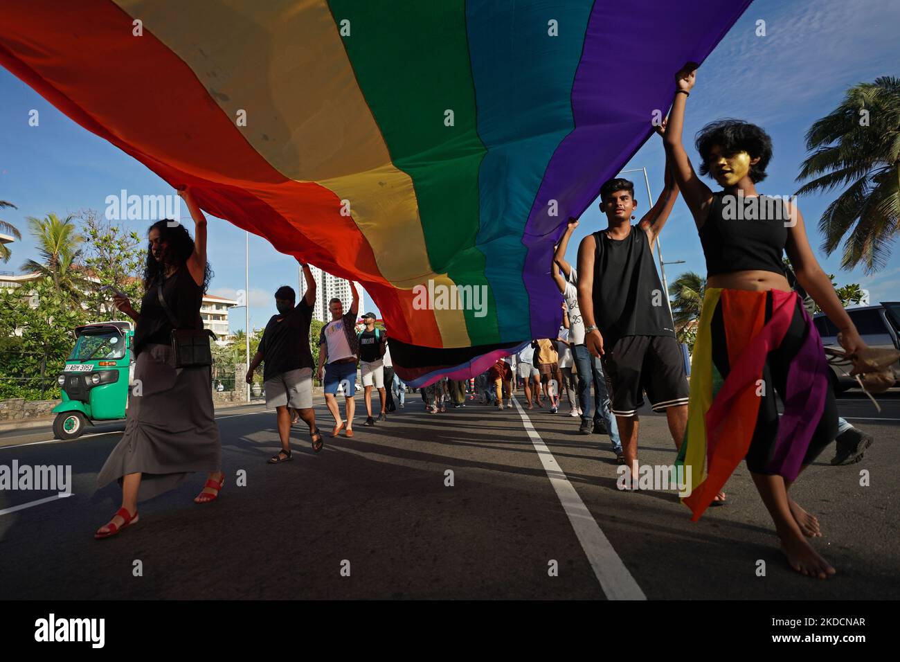 Sri Lankan LGBTQ community members and Equal rights activists