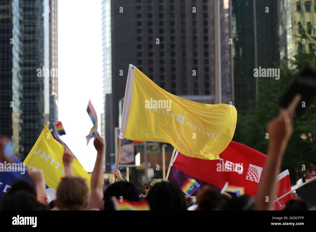 Houstonians gathered in downtown for the annual LGBT+ Pride Parade on