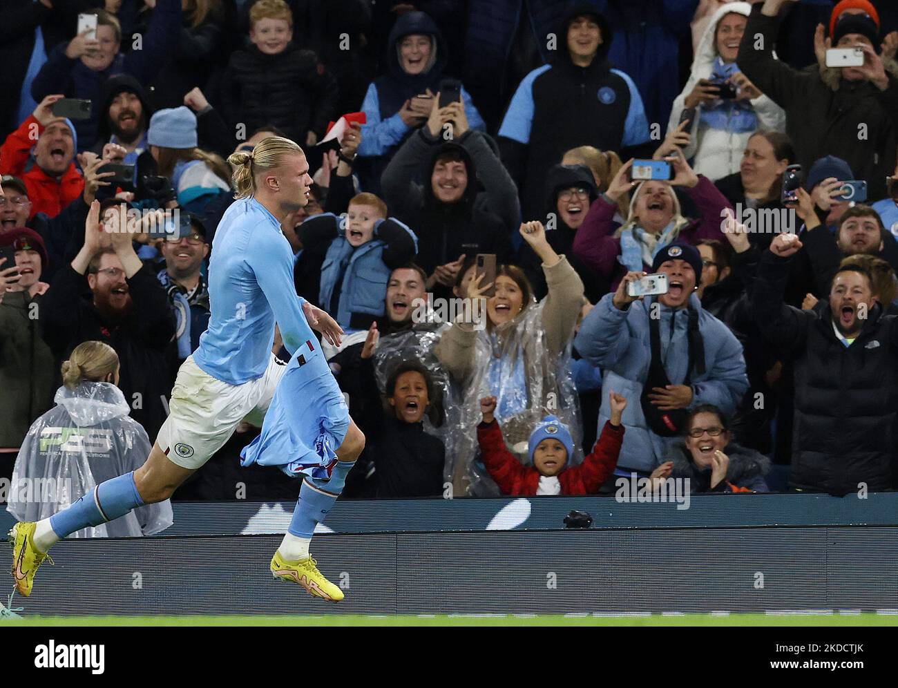 Manchester, England, 5th November 2022. Erling Haaland of Manchester